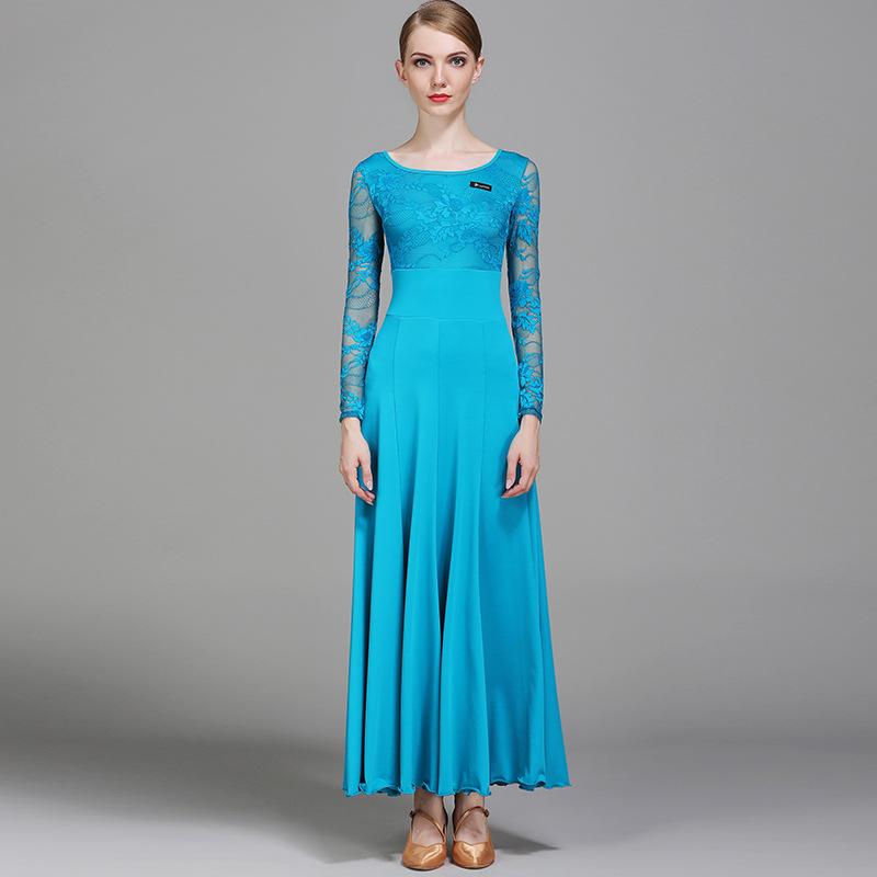 Pleated Crepe & Embroidered Lace Gown  |  Womens Dresses Clothing Dresses