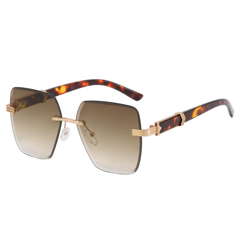 Prisma Metal Square Sunglasses  |  Womens Sunglasses Accessories BROWN