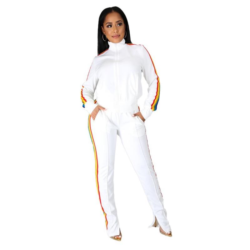 Rainbow Cropped Pullover  |  Womens Activewear Activewear Activewear