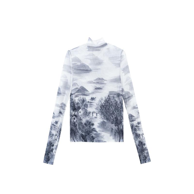 Renaissance Fresco Delaina Long-Sleeve Turtleneck Top  |  Womens Tops Clothing RENAISSANCE FRESCO