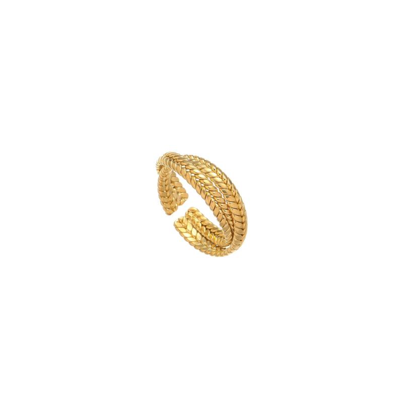 Sculpted Cable 3-Wrap Bracelet In 18K Gold, 8.5Mm  |  Womens Bracelets Bracelets Bracelets