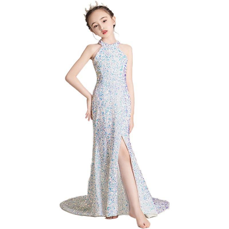 Sculpty High-Neck Sequined Dress  |  Womens Dresses Clothing Dresses