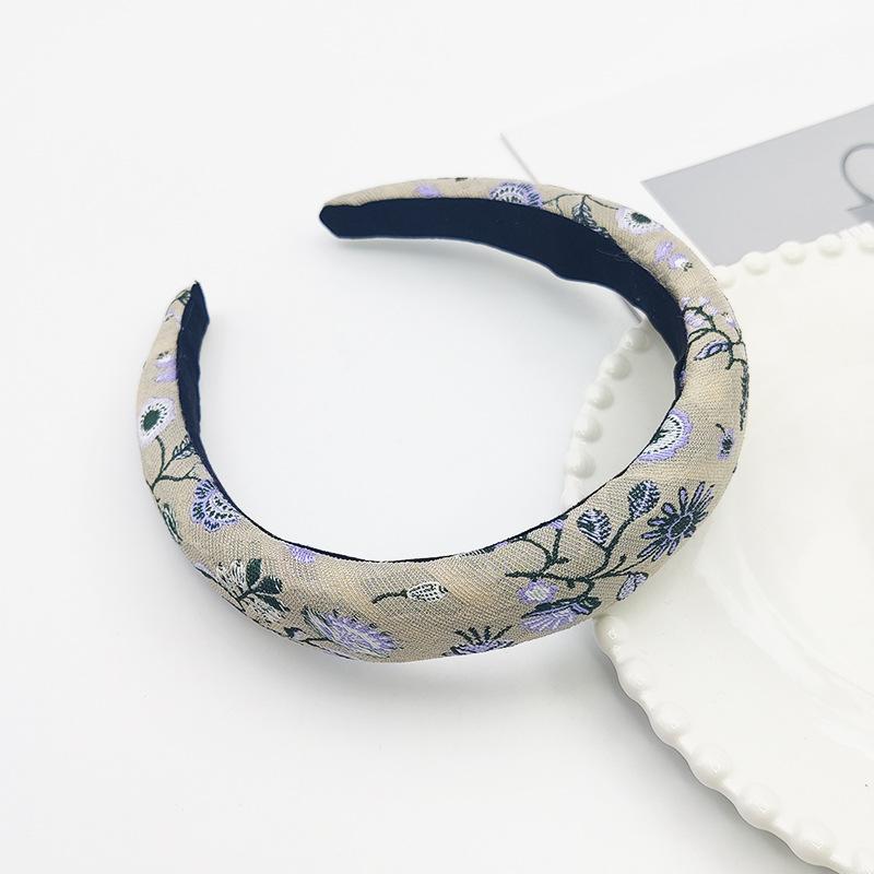 Shayla Embroidered Headband  |  Womens Hair Accessories Accessories BLUE