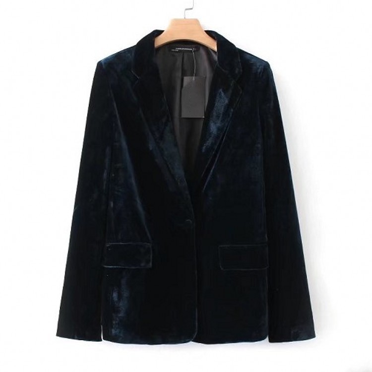 Silk-Blend Velvet Blazer  |  Womens Jackets & Blazers Clothing Jackets & Blazers