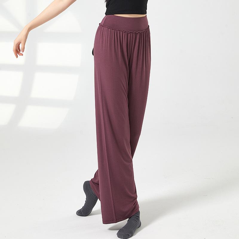 Silk Charmeuse Palazzo Pants  |  Womens Pants & Shorts Clothing MERLOT