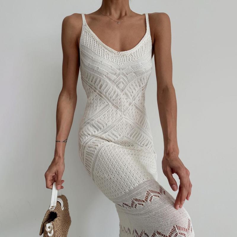 Sleeveless Knit Maxi Dress  |  Womens Dresses Clothing Dresses