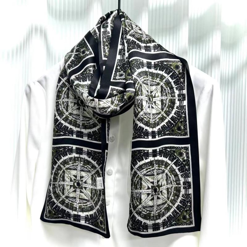 Smashed Glass-Print Silk Shawl  |  Womens Scarves & Wraps Accessories 1078 BLACK IVORY