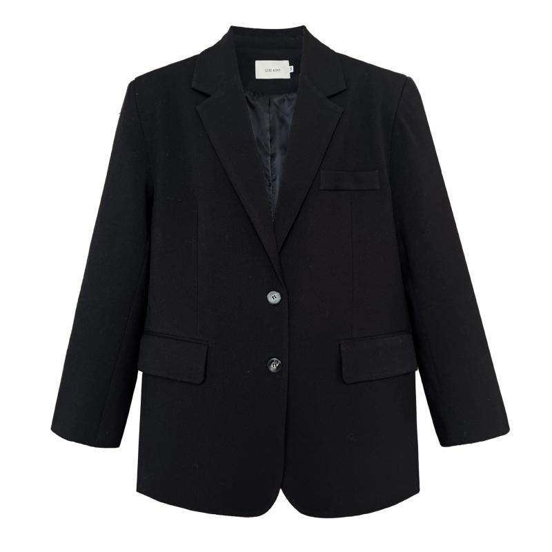 Sophia Single-Breasted Blazer  |  Womens Evening Clothing BLACK