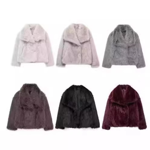 Sophie Faux Fur Peacoat  |  Womens Coats Clothing Coats