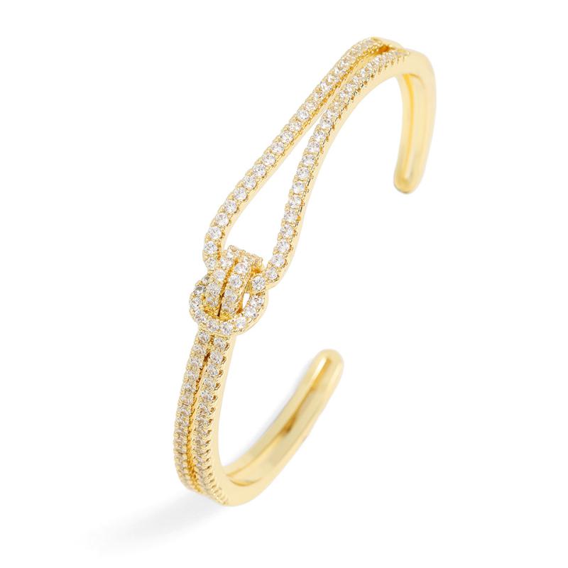 Stax Link Bracelet With Diamonds In 18K Gold, 7Mm  |  Womens Bracelets Bracelets Bracelets