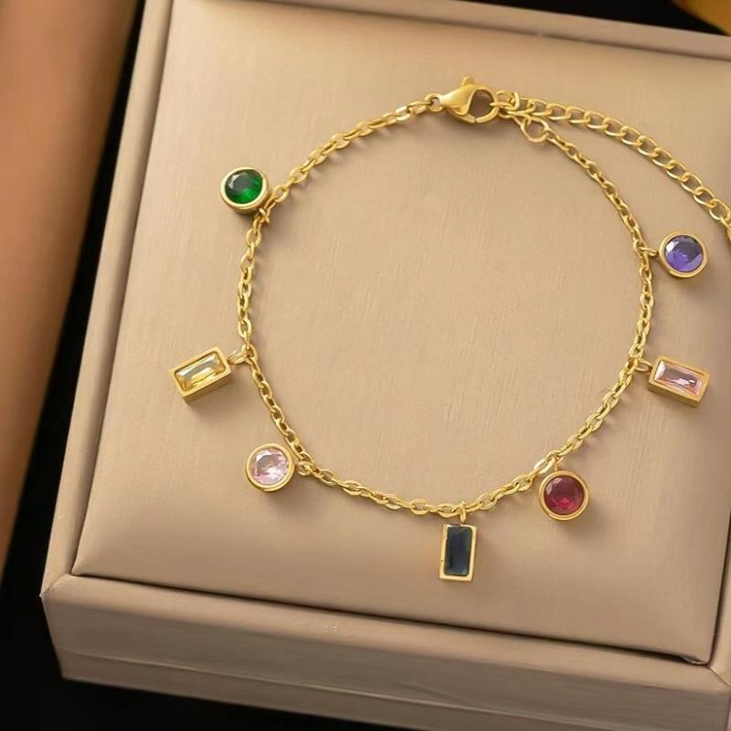 Stilla Gold-Tone Mix-Cut Multicolor Necklace  |  Womens Necklaces Jewelry GOLD MULTI