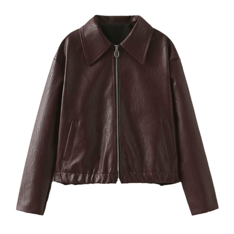 Sue Cropped Leather Jacket  |  Womens Jackets & Blazers Clothing Jackets & Blazers