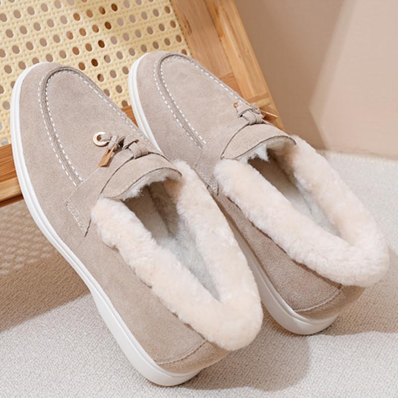 Suede Shearling Mule Loafers  |  Womens Mules & Slides Mules & Slides COGNAC