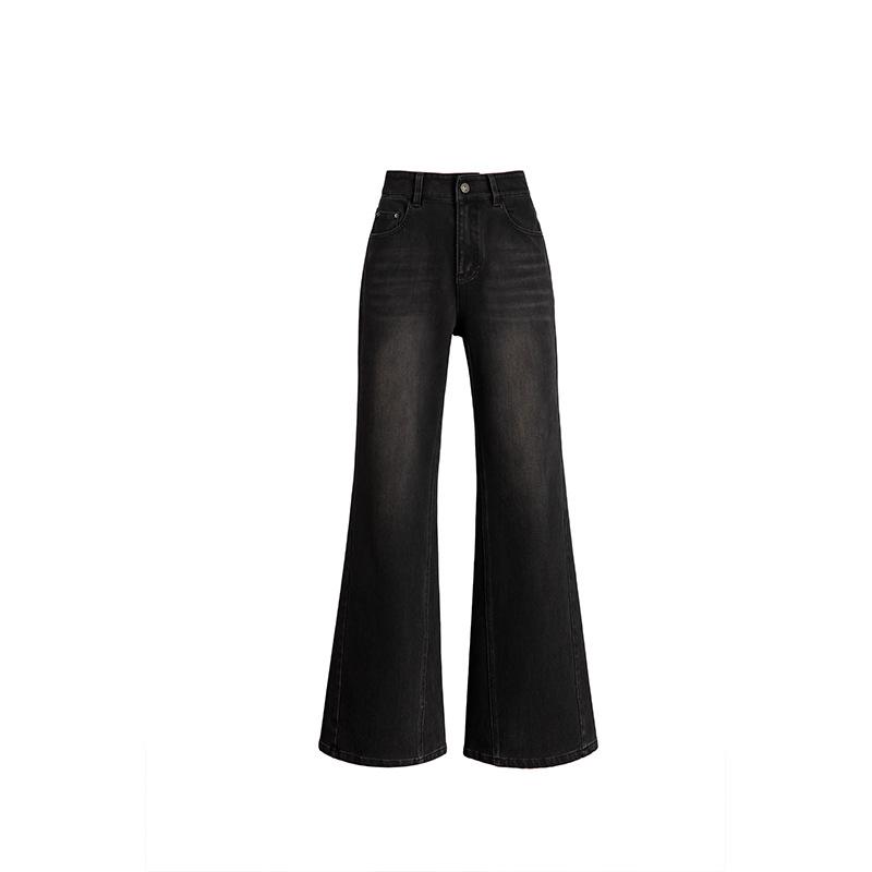 The Spinner Zip Sneak Jeans  |  Womens Jeans Clothing BLACK MAGIC