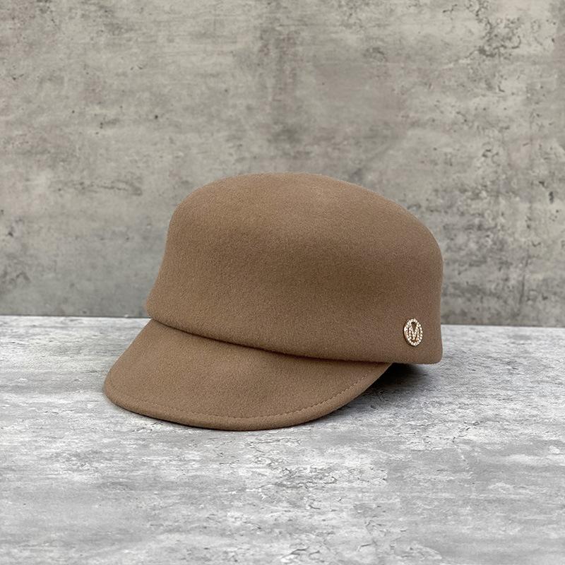 Tiger Wool Felt Baseball Hat  |  Womens Hats Accessories DARK BROWN