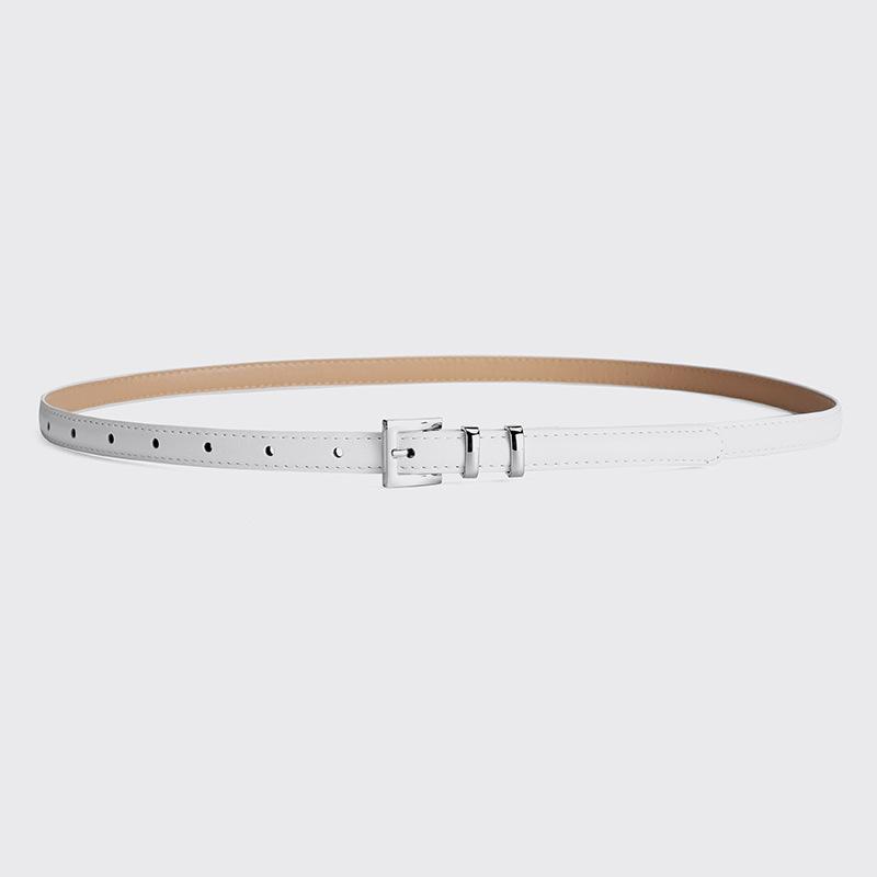 Tonal Ysl Calf Leather Belt  |  Womens Belts Accessories Belts