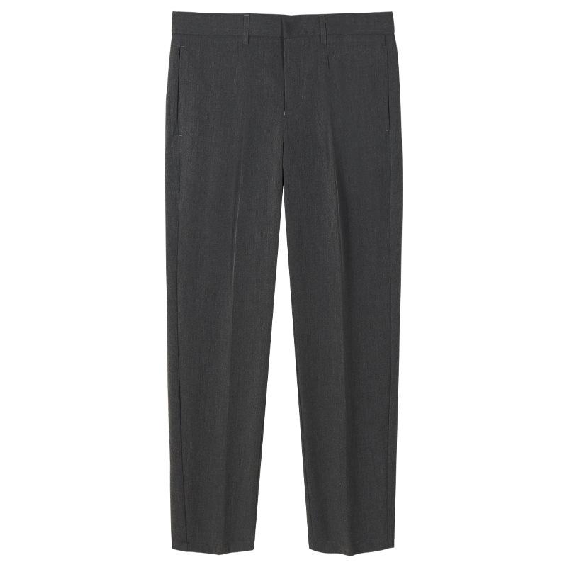 Treeca Traceable Wool Full-Length Slim Trousers  |  Womens Pants & Shorts Clothing ASH BLUE