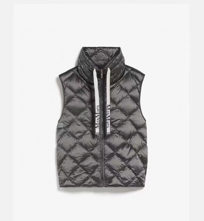 Tregic Drawstring Diamond Puffer Vest  |  Womens Coats Clothing Coats