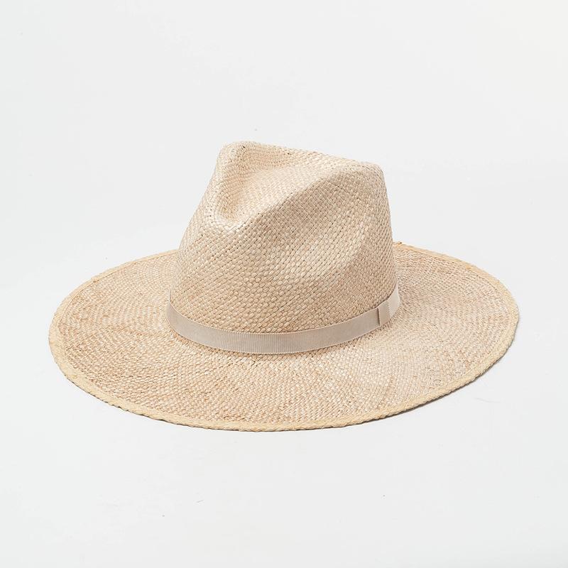 Virginie Straw Fedora With Metallic Band  |  Womens Hats Accessories Hats