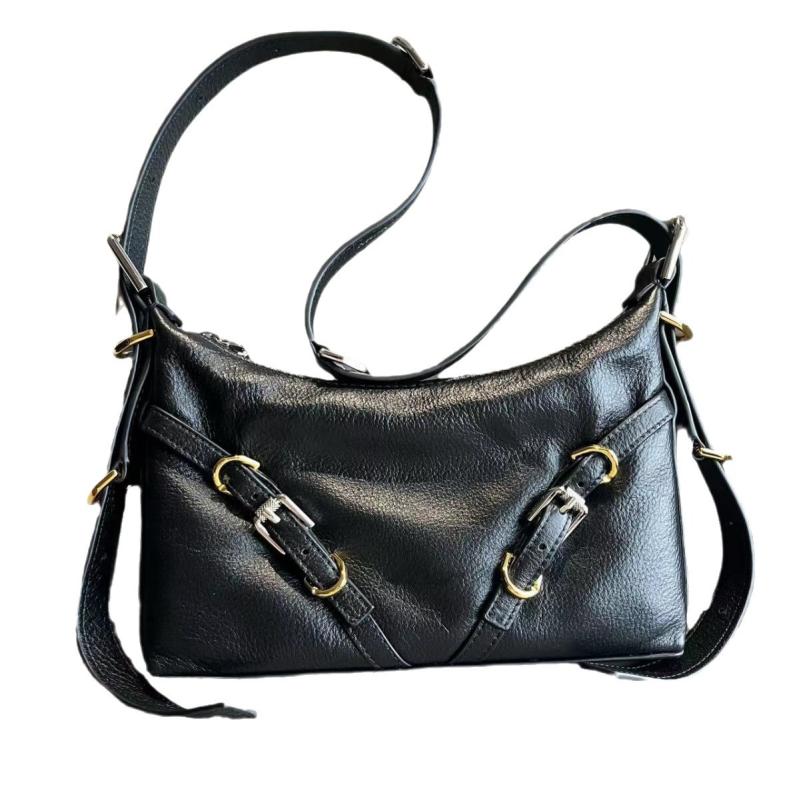 Voyou Nano Bag In Leather  |  Womens Shoulder Bags Handbags BLACK