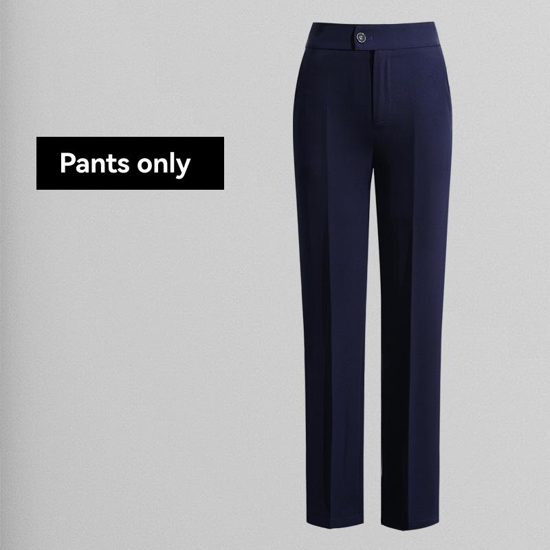 Wide-Leg Seasonless Wool Trousers  |  Womens Tailored Suiting Clothing INK