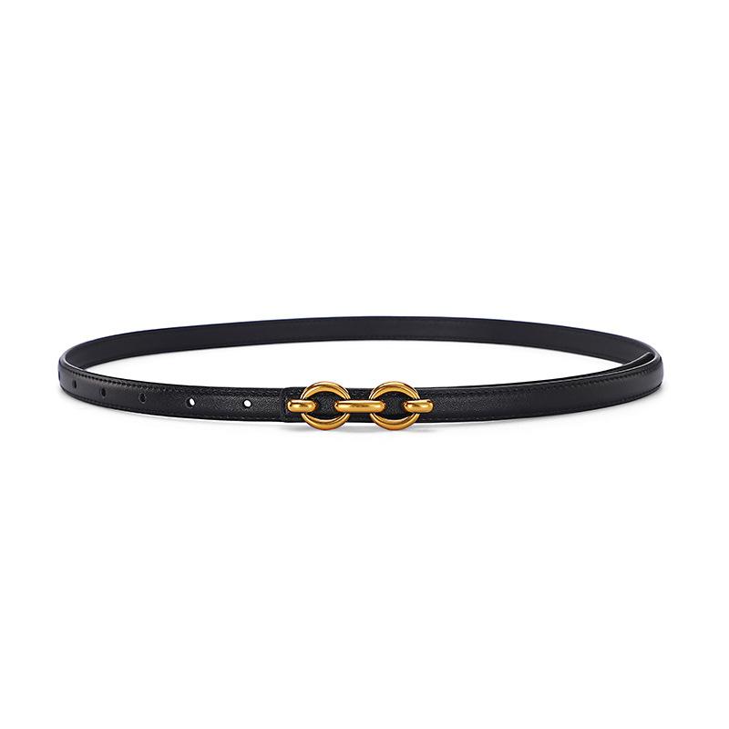 Ysl Cintura Skinny Leather Belt  |  Womens Belts Accessories Belts