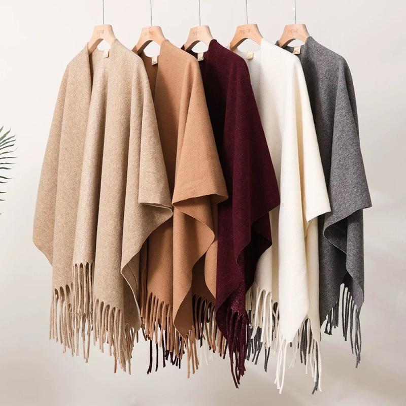 Zena Cashmere-Wool Hooded Stole  |  Womens Scarves & Wraps Accessories Camel