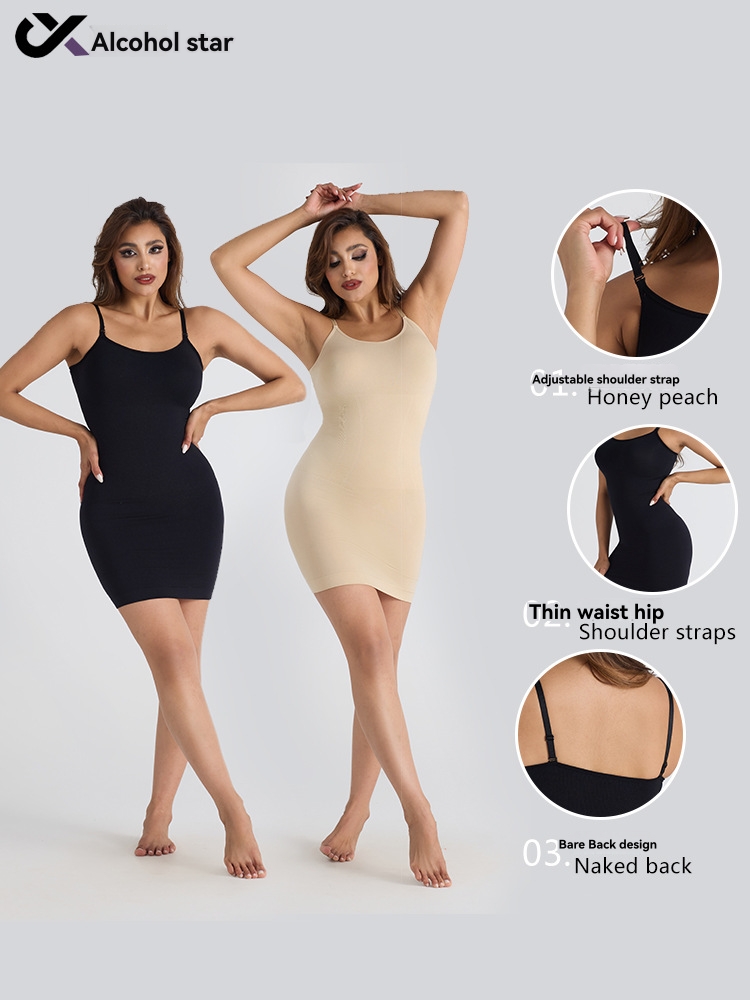 Zone Smoothing Convertible Strap Slip  |  Womens Lingerie & Shapewear Clothing BEIGE