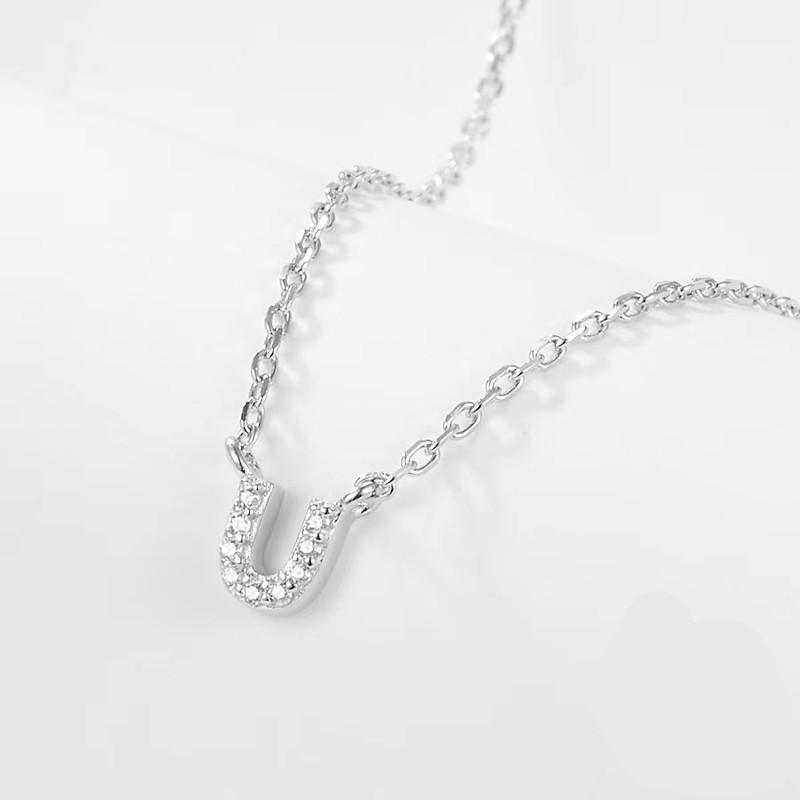 Sterling Silver Caviar Spark Linear Diamond Pendant Necklace, 22Mm X 11Mm  |  Womens Diamonds Diamonds Diamonds